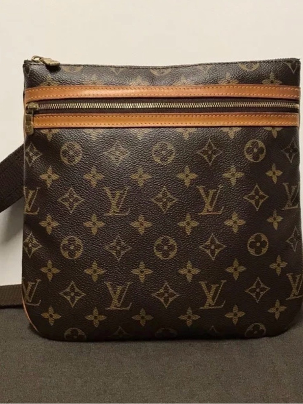 Louis Vuitton Monogram Pochette Bosphore Crossbody Bag